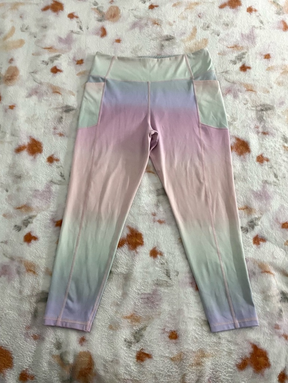 Victoria's Secret Pastel Ombre Leggings - Pink, & Lavender